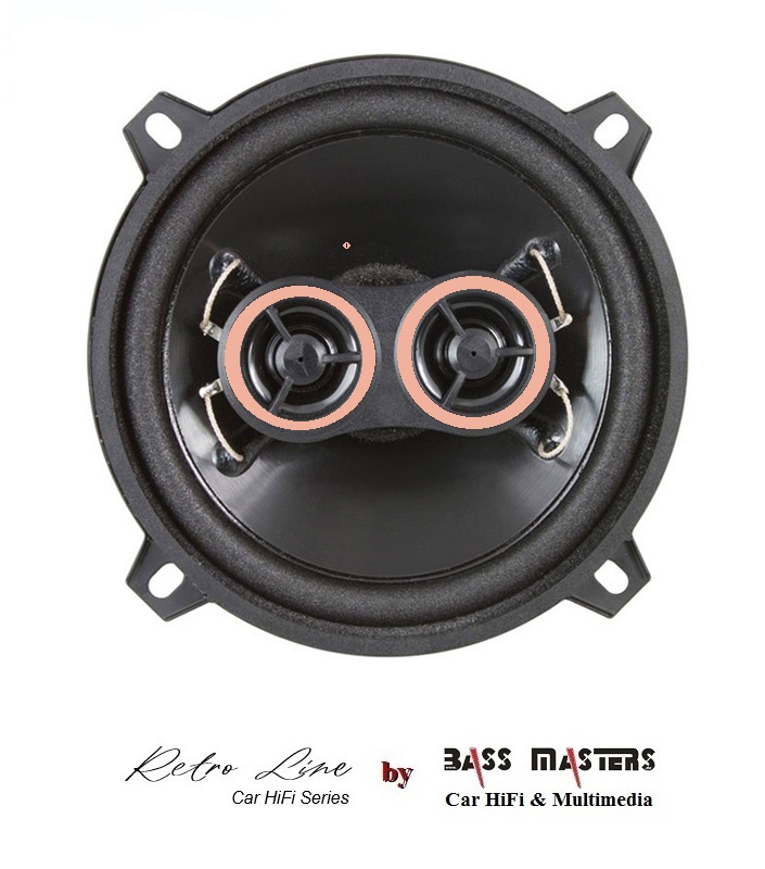 BASS MASTERS BM130.3RL - 2 Way Koax 13cm / 5.25" DVC