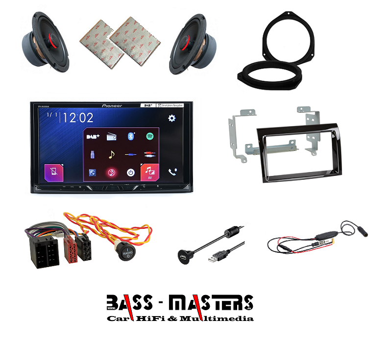 BASS MASTERS Komplett-Soundsystem Upgrade Basis Fiat Ducato