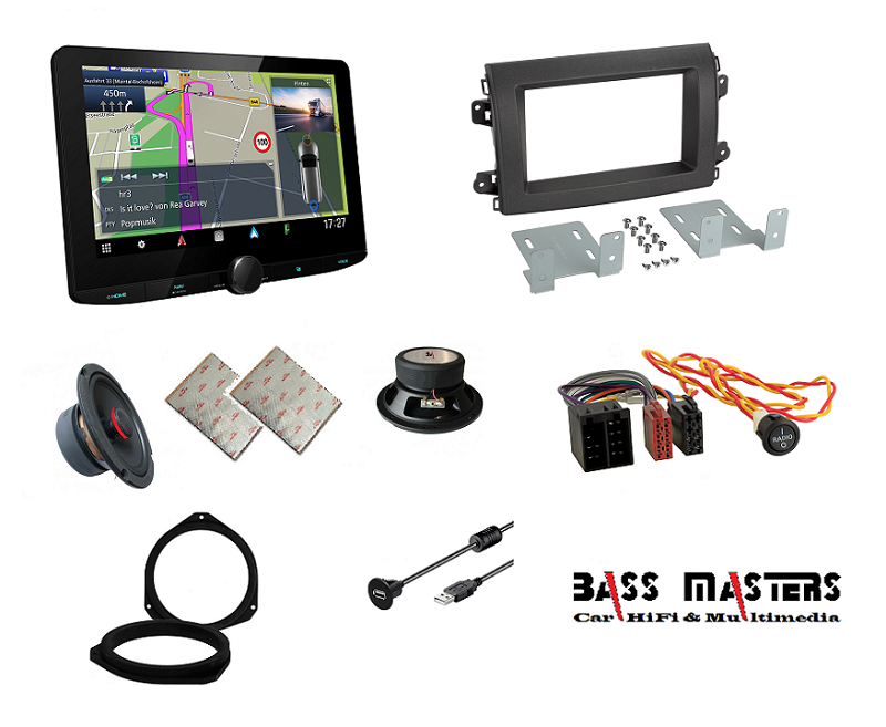 BASS MASTERS Komplett-Soundsystem Upgrade Basis Fiat Ducato 8
