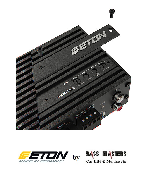 Eton Micro 120.2 Mini Digital Verstärker Class D Endstufe kompakt 2x85Wrms 